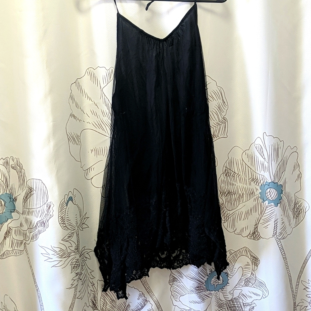 Volcom Mini Dress Lace Overlay
